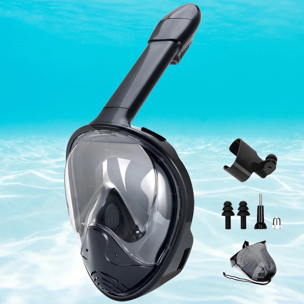 Anti Pollution Mask - Masker renang anak dewasa, Snorkeling bawah