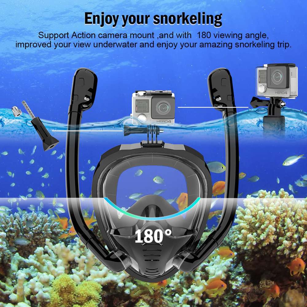 Masker Snorkel wajah penuh, 18 - Anti Pollution Mask ulasan dan harga